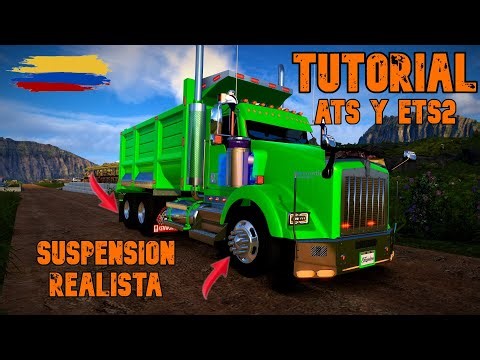 SUSPENSION REALISTA EN LOS CAMIONES DE ATS Y ETS2 | American Truck Simulator | 1.56 TUTORIAL