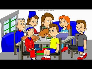 classic caillou ruin the thanksgiving dinner/grounded (thanksgiving special)