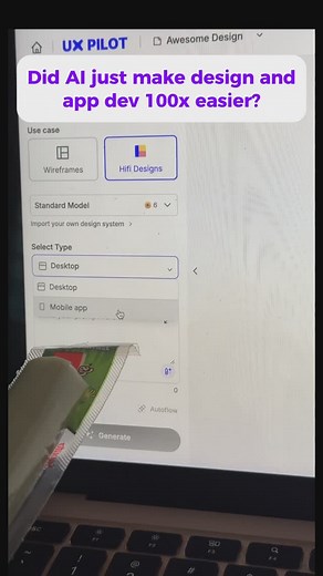 AI Tool Hub on Instagram: "Tool: UXpilot Use case: AI ux design, multiple panels and editing it with text. Comment UX and I’ll send you a link Follow @aitoolhub.co for more #aitools #ux"