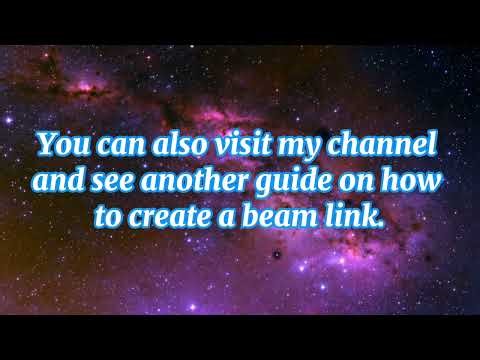 HOW TO CREATE BEAM LINK 2025/2026