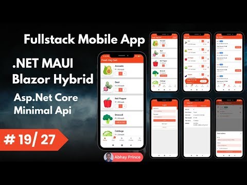 # 19 of 27 - Build Fullstack .NET MAUI Blazor Hybrid Mobile App - Asp.Net Core Minimal Api - .NET 9