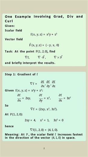 Vector Differentiation #gradient #divergence #curl #maths #vectordifferentiation