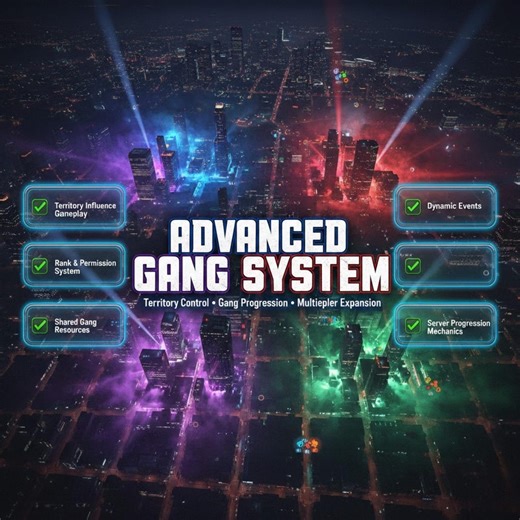 Advanced Gang System Script | Territory Control & Group Management | ESX Qbcore Compatible | Roleplay Server Expansion - Etsy