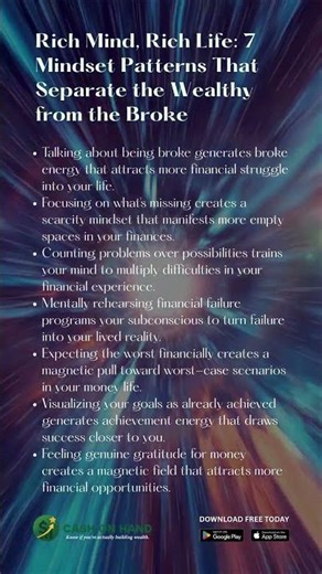 Rich Mind, Rich Life: 7 Mindset Patterns That Separate the Wealthy from the Broke #cashonhand