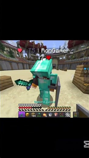 Grinding minecraft (part 2) clean stunt web #bloxd #minecraft #pvp #uhc #shorts #gaming