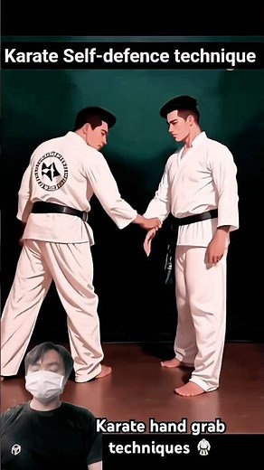 karate hand grab techniques 🥋 #karate #selfdefense