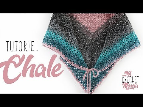TUTO CROCHET COMMENT FAIRE UN CHALE FACILE