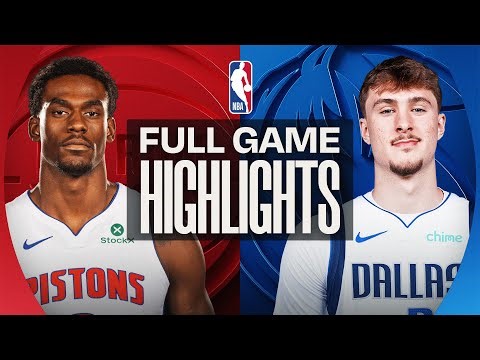 PISTONS at MAVERICKS | FULL GAME HIGHLIGHTS | December 18, 2025