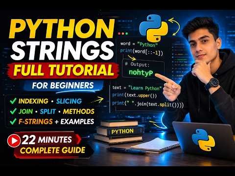 Master Python Strings in 22 minutes | Complete Beginner Guides
