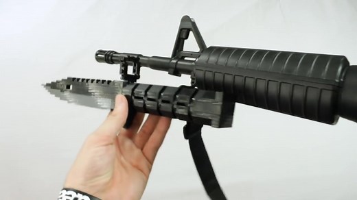 真假难辨的乐高反恐精英M9刺刀 (虎牙/屠夫/渐变大理石)