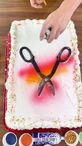 Scissors transform cake | Baking Gone Wild