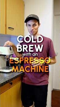 Making Cold Brew with an Espresso Machine