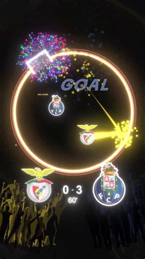 Benfica vs Porto ⚽ Who wins? | Football Marble Race #shorts