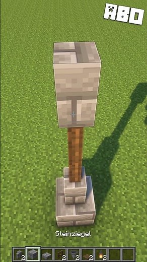 Minecraft | Straßenlaterne Bauen | LarsLP #shorts