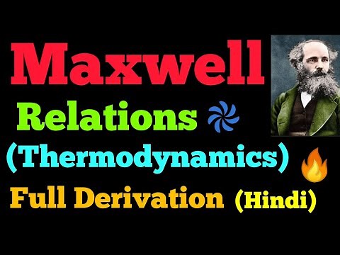 maxwell relations thermodynamics (derivation)