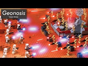 Instant action on Geonosis | Lego Star Wurs Stopmotion