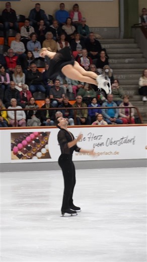 10K views · 5.7K reactions | Hard work pays off ❤️‍ First time Level 4 拾 Zum ersten Mal bekommen Minerva Hase & Nikita Volodin beim Dreifach-Test den höchsten Level  ✨️Persönliche Bestleistung im Kurzprogramm zum Saisonstart! 77,61 Punkte, super 朗 #NebelhornTrophy2025 #RoadtoMilanoCortina2026 | Deutsche Eislauf-Union | Facebook