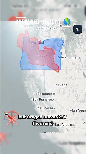 Tunisia Fits Inside Oregon — Unbelievable Map Shock #geography