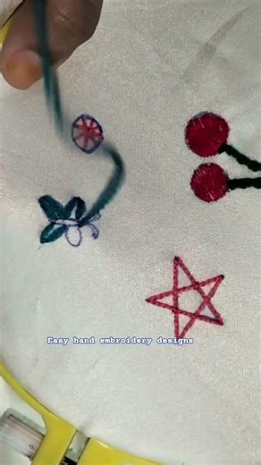 easy butterfly 🦋 hand embroidery designs