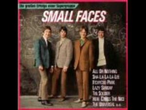 small faces red balloon.
