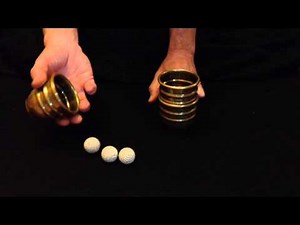 Joe Monti's original Cup and ball routine