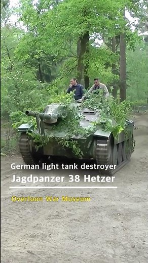 Jagdpanzer 38 Sd.Kfz. 138/2 "Hetzer" German light tank-destroyer of the Second World War #ww2 #tank