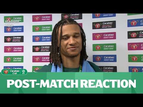 Nathan Ake REVEALS what Pep Guardiola told the players at half-time | 2025/26 Carabao Cup Final