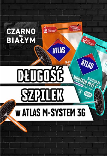 Z których szpilek do M-SYSTEMU korzystasz najczęściej? 🧐 W najnowszym odcinku CZARNO NA BIAŁYM wyjaśniamy, jakie możliwości dają ich poszczególne długości! 🤏 Sprawdź i przekonaj się, że robota z M-System może być jeszcze łatwiejsza! 📏 CAŁY ODCINEK ZNAJDZIESZ TUTAJ: https://youtu.be/6AC-yGo8eR4?si=Ch5PFi7OqRZhAt8F @tomaszkaczmarczyk36 #ATLAS #CZARNONABIALYM #MSYSTEM #BUDOWA #DC
