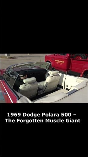 1969 Dodge Polara 500 – The Forgotten Muscle Giant! #shorts