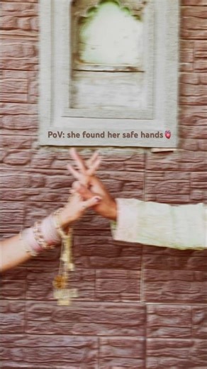 Her safe hands💗#newlwed #married #bride #safehands #trending #viral #couple #love #lovers 🥰🌸♥️