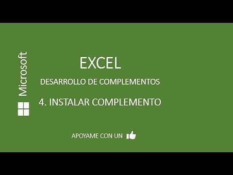 Excel Visual Basic Complementos IV Instalar complemento [Office 2007-] (Avanzado)