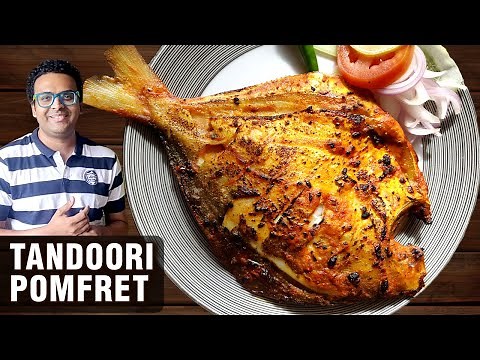 Tandoori Pomfret Recipe | How To Make Tandoori Pomfret At Home | Fish Recipe By Chef Varun Inamdar
