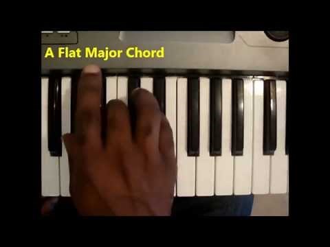 How To Play An A Flat Major Chord (Ab maj) On Piano