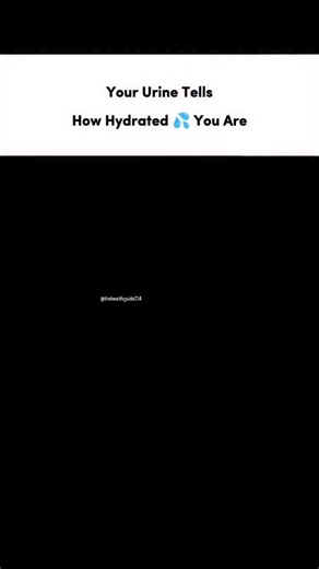 The Health Guide on Instagram: "Your body gives you signs every single day — you just need to notice them. One of the easiest and most ignored health indicators is your urine color. This simple chart can tell you exactly how hydrated your body is 💦 • Clear urine → You may be overhydrated • Light yellow → Perfect! Healthy & well-hydrated • Yellow → Normal, but keep drinking water • Dark yellow → Your body is asking for more water • Amber → Dehydration has started • Brown → Very dehydrated, healt