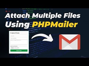 How to Receive Email from HTML Form using PHP | Attach Multiple Files in PHPMailer