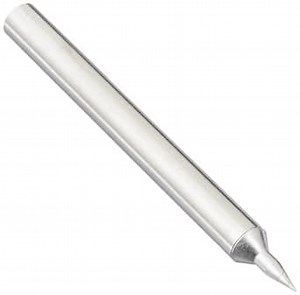 Metcal SFV-CNL04 Series SxV Hand Soldering Tip for Most Standard Application, 421°C Maximum Tip Temperature, Conical, 0.4mm Tip Size, 13.6mm Tip Length