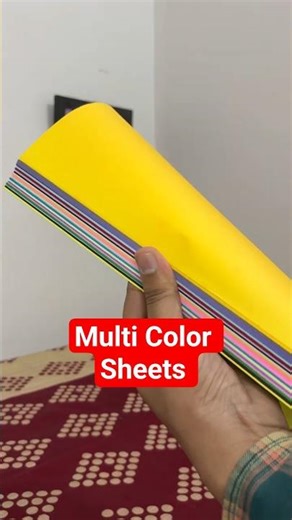 High Quality A4 Size Multi Use Color Sheets Unboxing !