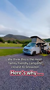 Bryn Gloch Caravan and Camping Park - Throwback to this super family friendly campsite in Snowdonia. #campsite #t4camper #fypシ゚ #campinglife #T4 #vanlife #FamilyFriendlyStay #camping #beautifuldestinations | CampingBible
