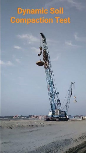 Dynamic Soil Compaction Test #shortsfeed #shorts