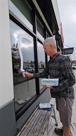 Robert Cox on Instagram: "Hand Painted Holiday Windowsplash @coxsigns @cfa.main.almond #fyp #artist #windowsplash #holiday #windowart #chickfila #chicken #windowartist #freestyle #alwayshandpainted"
