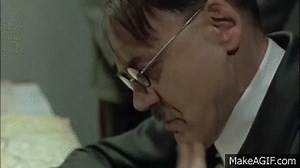 Hitler Takes Off Glasses on Make a GIF