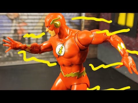 Dc multiverse mcfarlane The Flash JLA action figure review