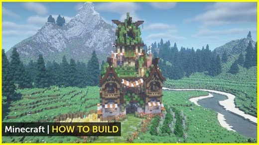 Minecraft Fantasy Mansion (Tutorial) Minecraft Map