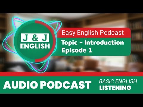 Easy English Podcast - Episode 1: Introduction | Jake and Jenna English