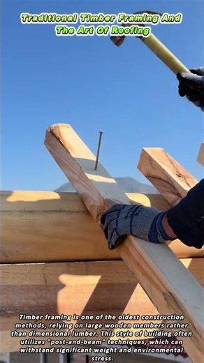 Traditional Timber Framing And The Art Of Roofing