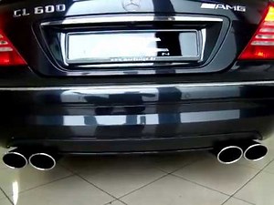 MEC Design W215 CL600 Bi-Turbo Exhaust