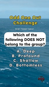 Odd One Out Challenge 129 #brainteaser #oddoneout #logic #iqtest #braintest | Brain Teaser Nation