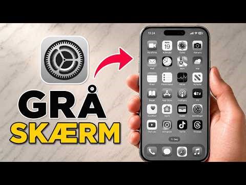 Sådan slår du grå skærm til og fra på iPhone | Aktivér eller deaktiver gråtoner på iPhone