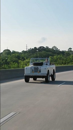 We built a Classic Land Rover Series 88 you can ACTUALLY drive… #landrover