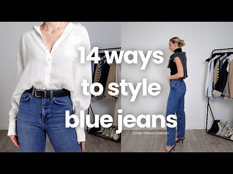 How to style Blue Jeans | Everyday outfit ideas | Emily Wilson Fashion